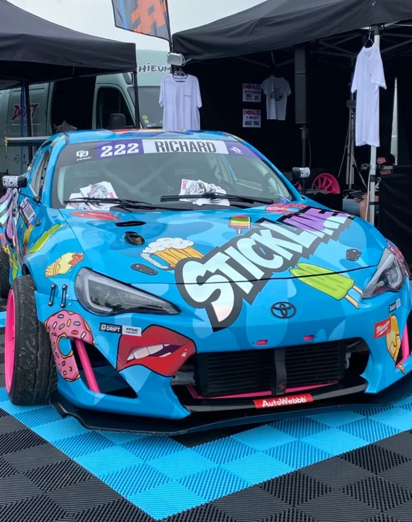 Rassemblement automobile à Bordeaux